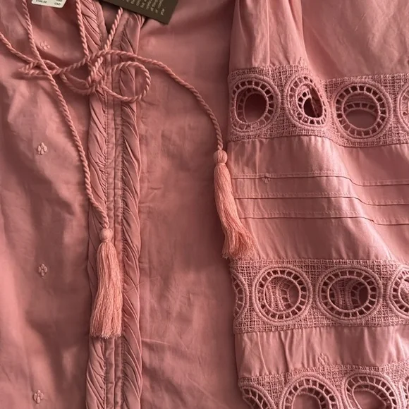 Anthropology Forever That Girl Long-Sleeve V-Neck Peasant Blouse runs large - Picture 6 of 6